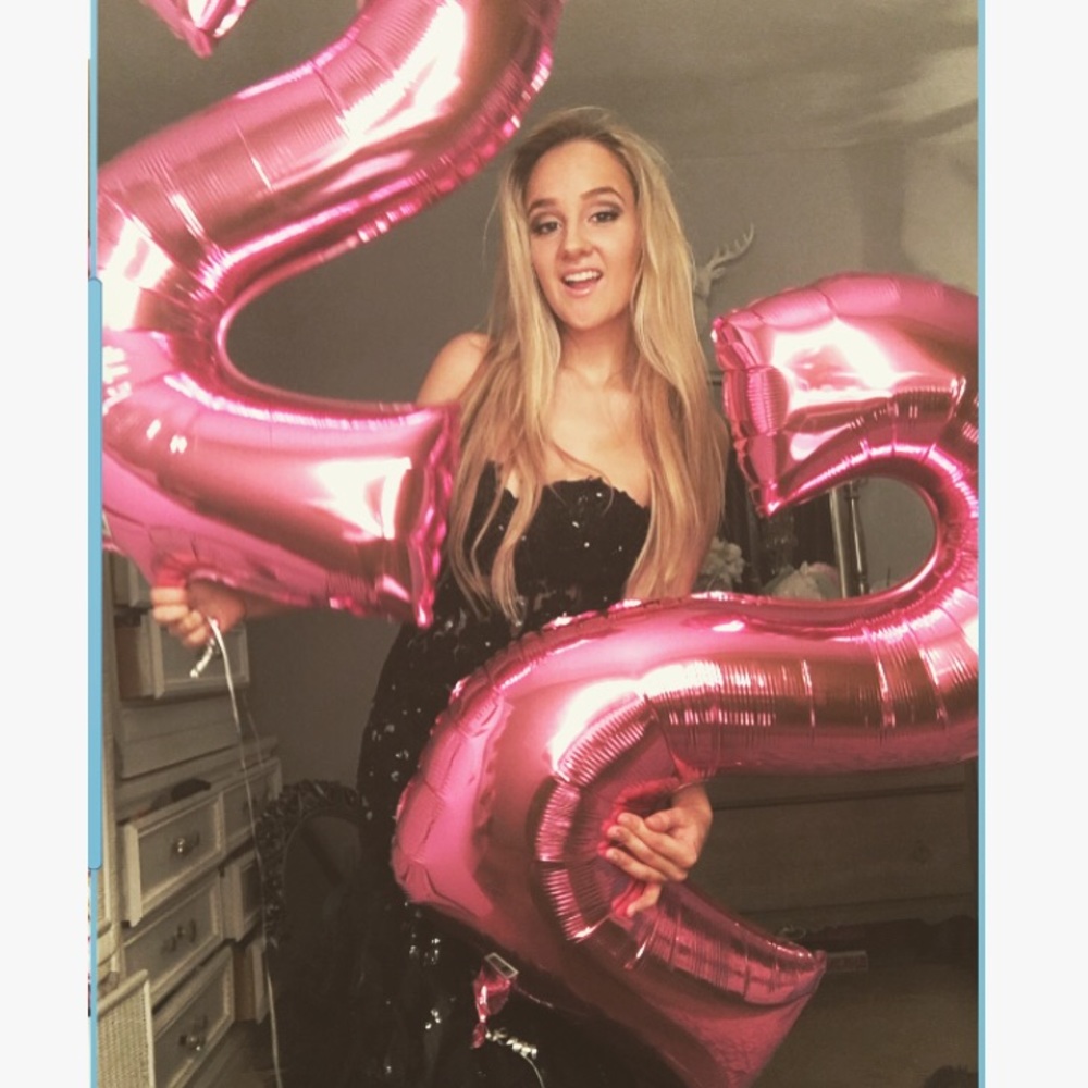 Black Lace Jovani Prom Dress Size 0